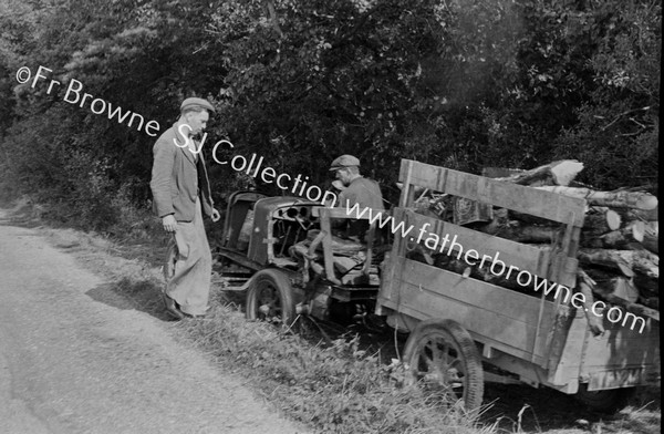 RURAL SCENE LOAD OF FIREWOOD